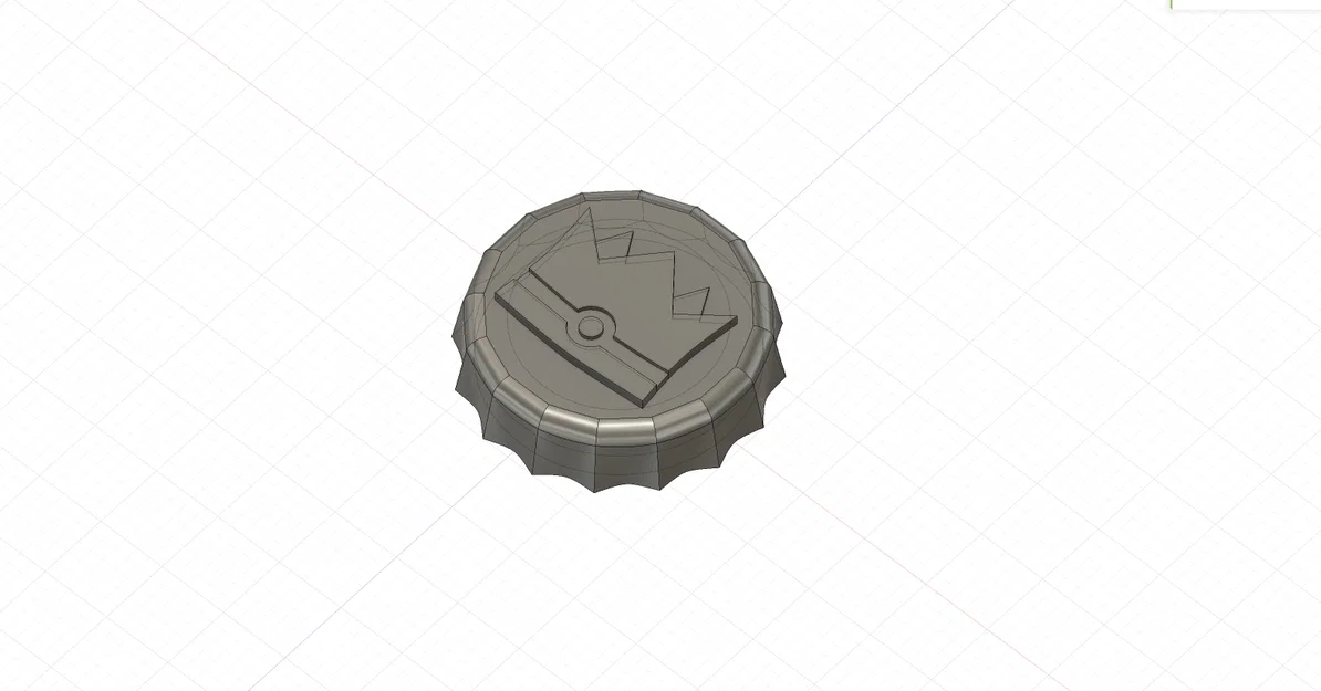 Nắp Chai Pokémon (Pokémon Bottle Cap) – File STL & F3D - Image 4