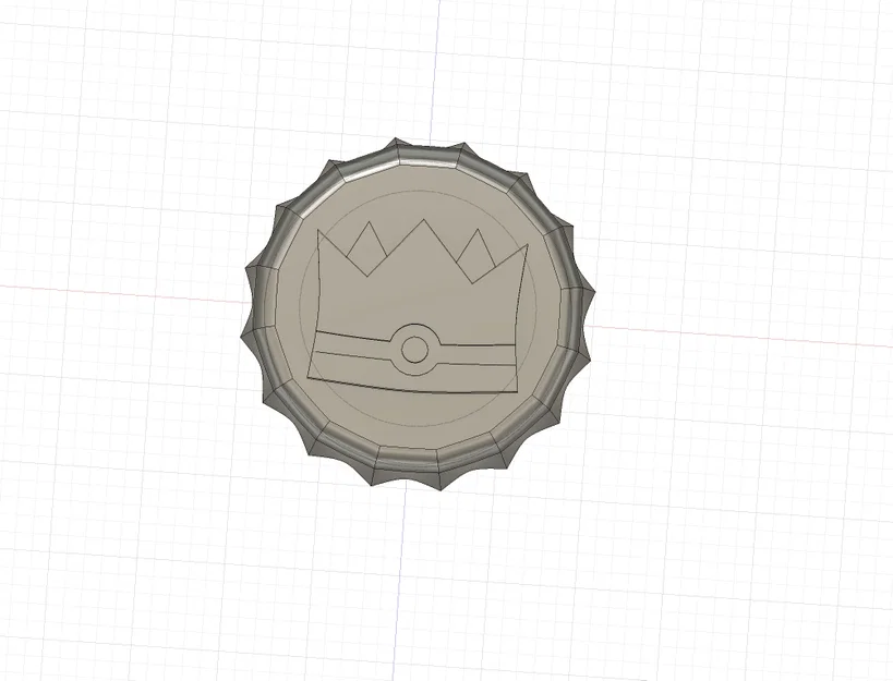 Nắp Chai Pokémon (Pokémon Bottle Cap) – File STL & F3D - Image 5