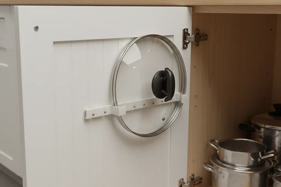 Giá đỡ nắp đa năng cho cửa tủ bếp - Image 1