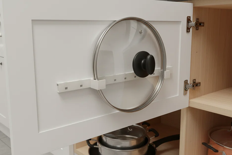 Giá đỡ nắp đa năng cho cửa tủ bếp - Image 2