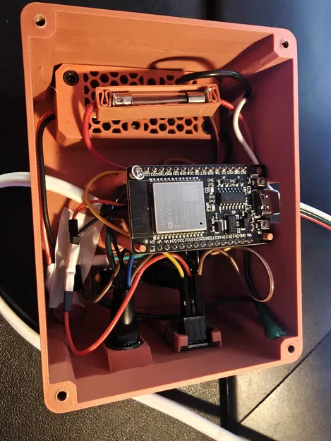 Case WLED cỡ lớn có khe I2S microphone và IR receiver - Image 1