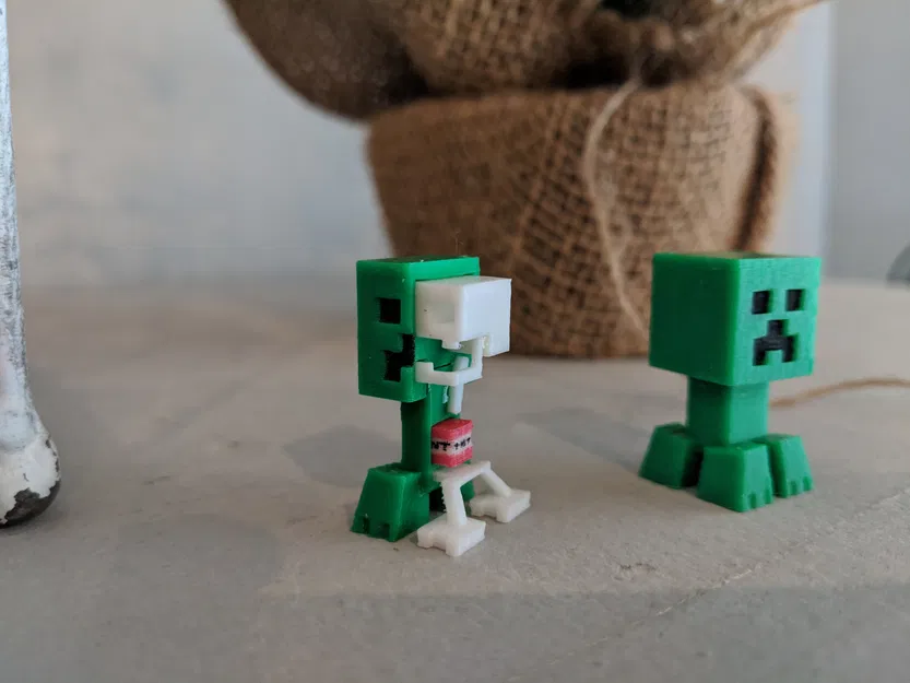 Minecraft Mini Creeper Anatomy – Mô hình giải phẫu mini - Image 3