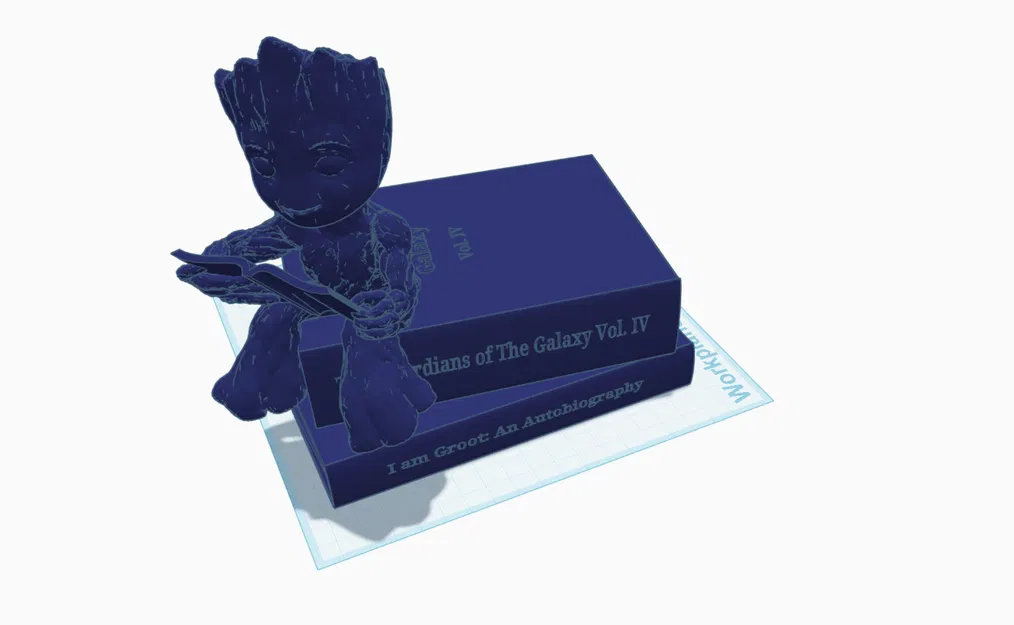 Baby Groot Đang Đọc Sách - Image 1