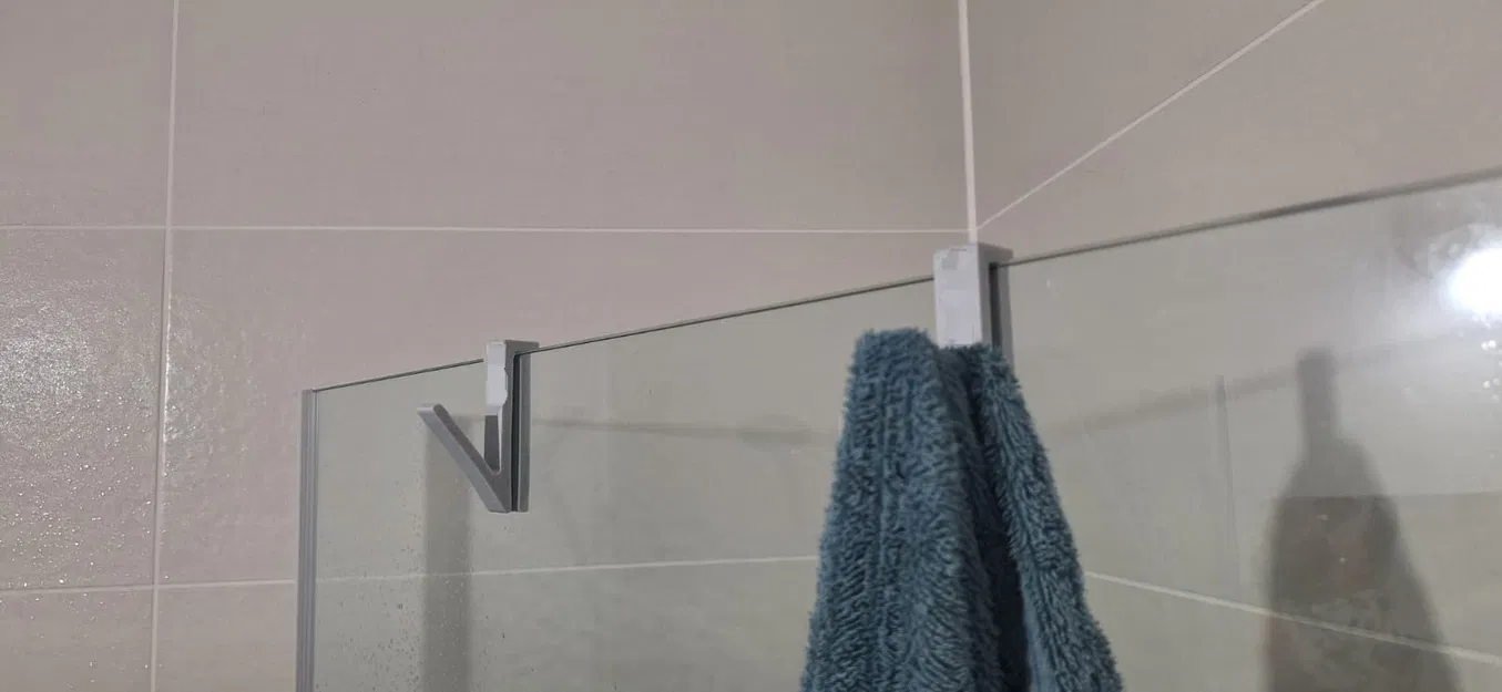 Móc Treo Khăn (Towel Hook) Cho Vách Kính Phòng Tắm - Image 1