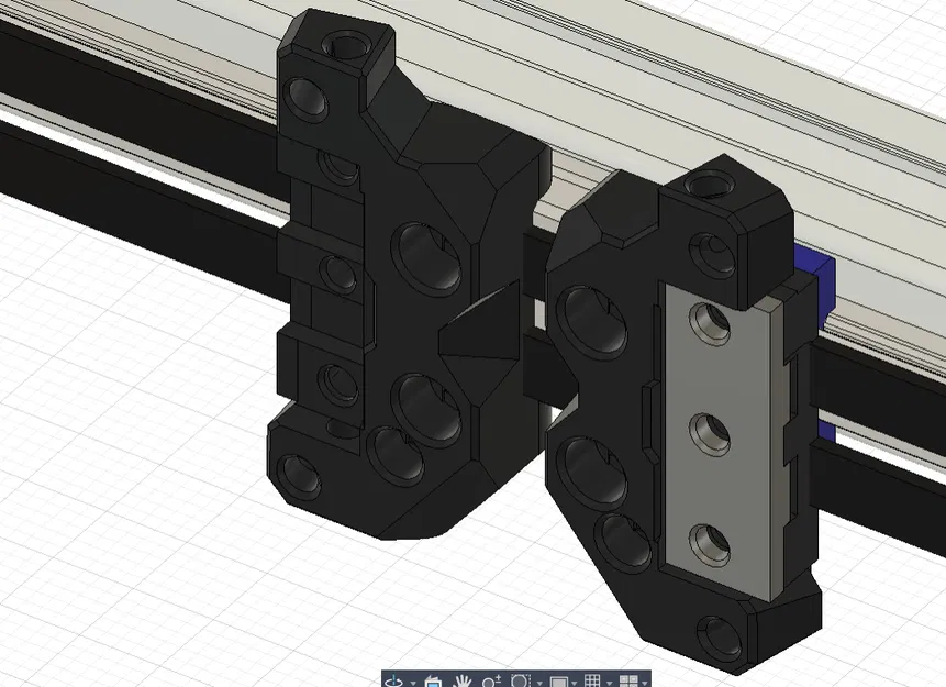 Ngàm Printhead Archetype cho Parallax Gantry Belt Routing (MGN9) - Image 3