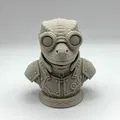 Tượng Bán Thân Thằn Lằn Steampunk (Steampunk Lizard Bust) - Thumbnail 1