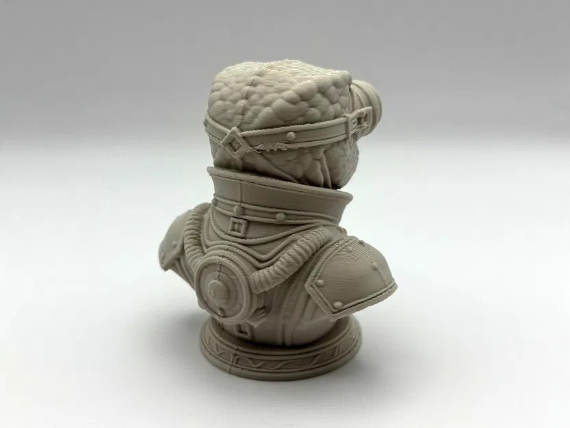 Tượng Bán Thân Thằn Lằn Steampunk (Steampunk Lizard Bust) - Image 6