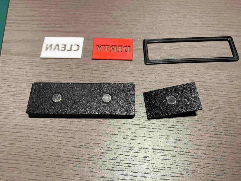 Bảng trượt báo sạch/bẩn cho máy rửa chén - Image 4