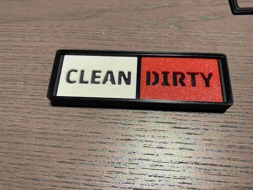 Bảng trượt báo sạch/bẩn cho máy rửa chén - Image 5