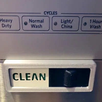 Bảng báo máy rửa chén sạch/bẩn dạng trượt – đế nghiêng & phẳng