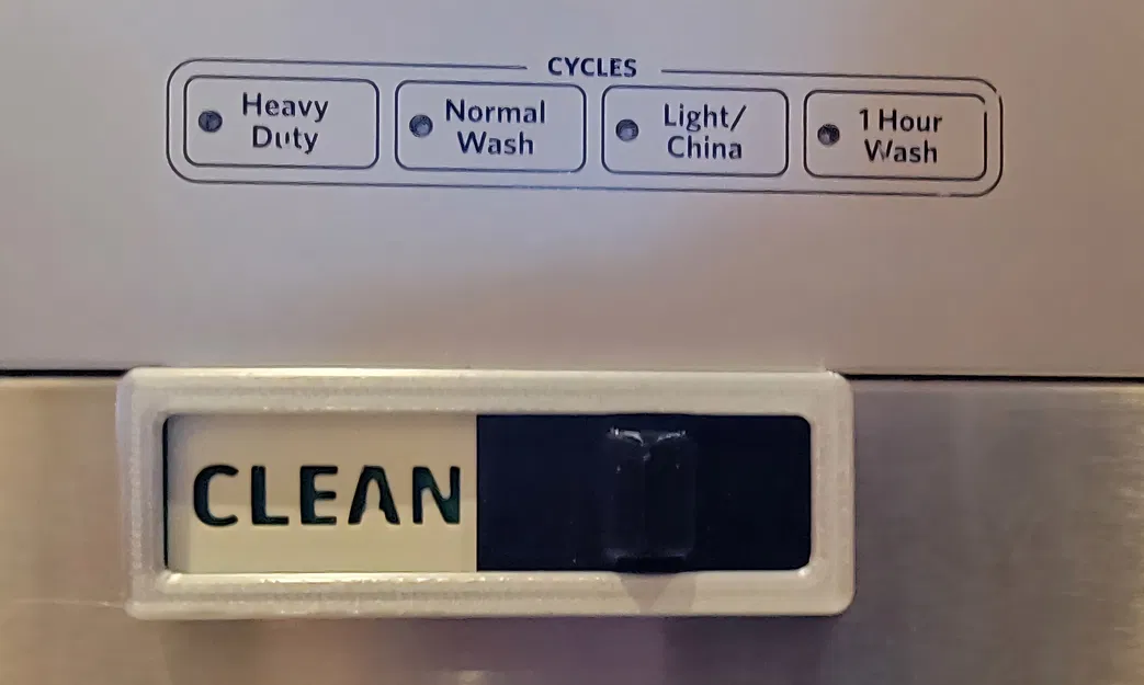 Bảng báo máy rửa chén sạch/bẩn dạng trượt – đế nghiêng & phẳng - Image 5