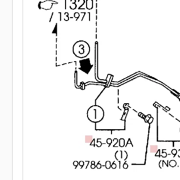 Kẹp giữ ống nhiên liệu NB Miata (NB miata fuel pipe holders)