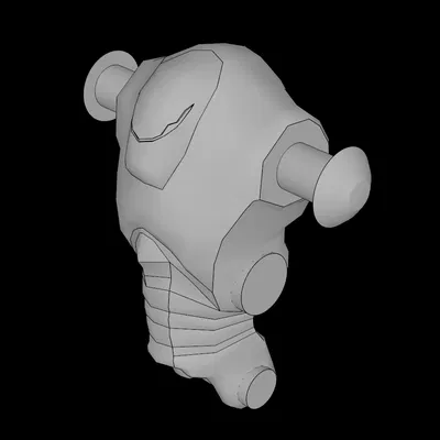 Lego Compatible (41889.dat) Thân Minifig SW Super Battle Droid