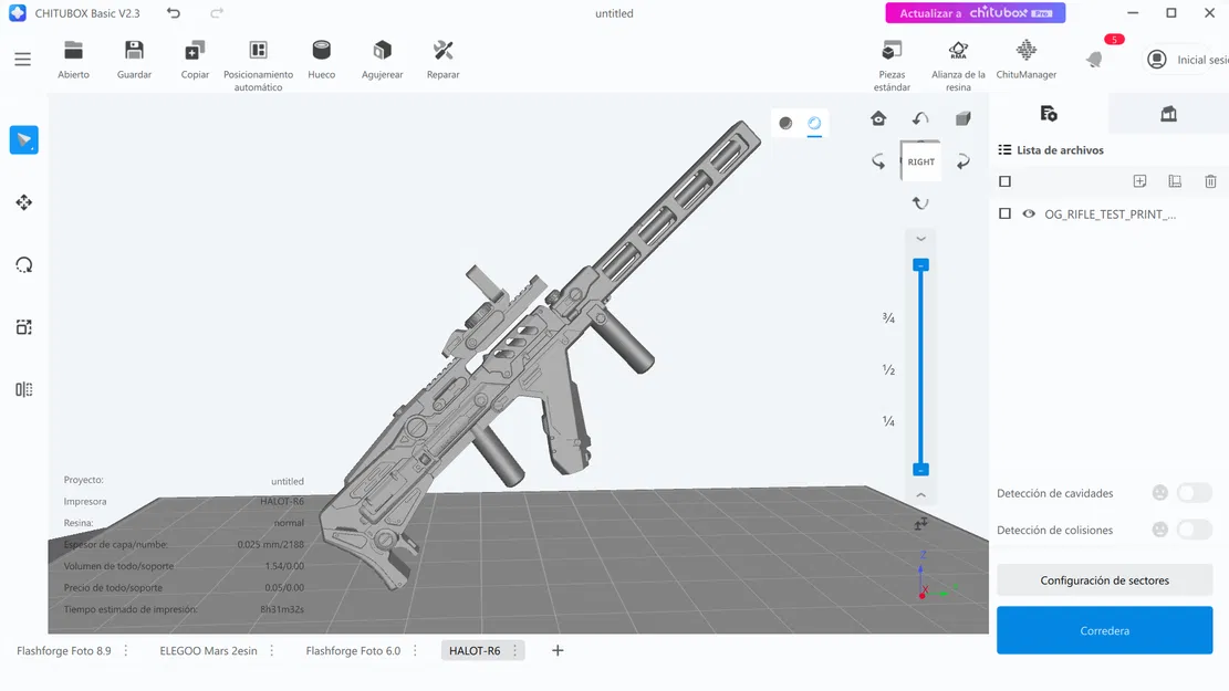 Súng trường sci-fi kiểu KRISS VECTOR cho 30MS (in SLA) - Image 1