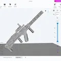 Súng trường sci-fi kiểu KRISS VECTOR cho 30MS (in SLA) - Thumbnail 1