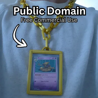 Pokemon Top Loader Hype Chain – Dây chain trưng bày top loader in 3D