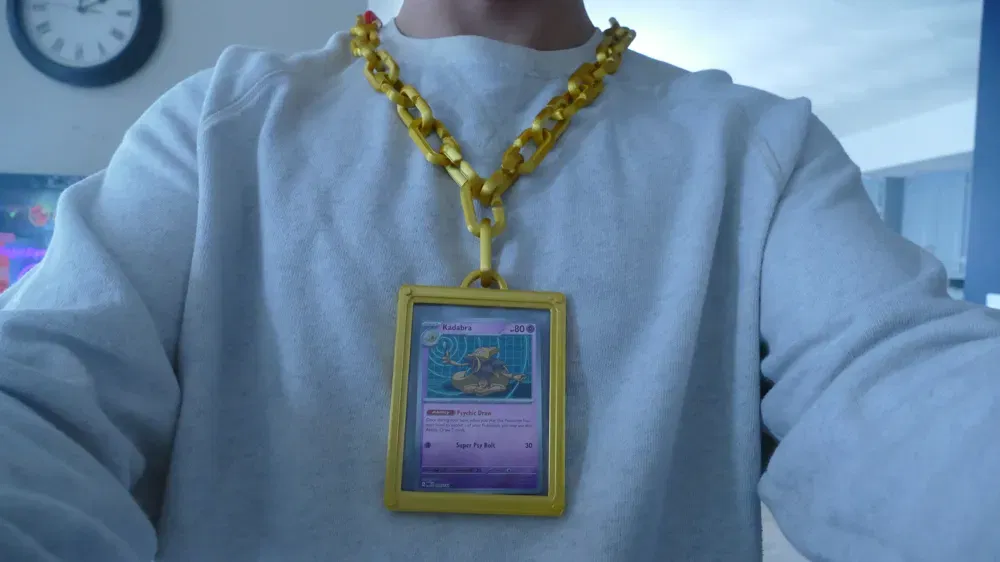 Pokemon Top Loader Hype Chain – Dây chain trưng bày top loader in 3D - Image 2