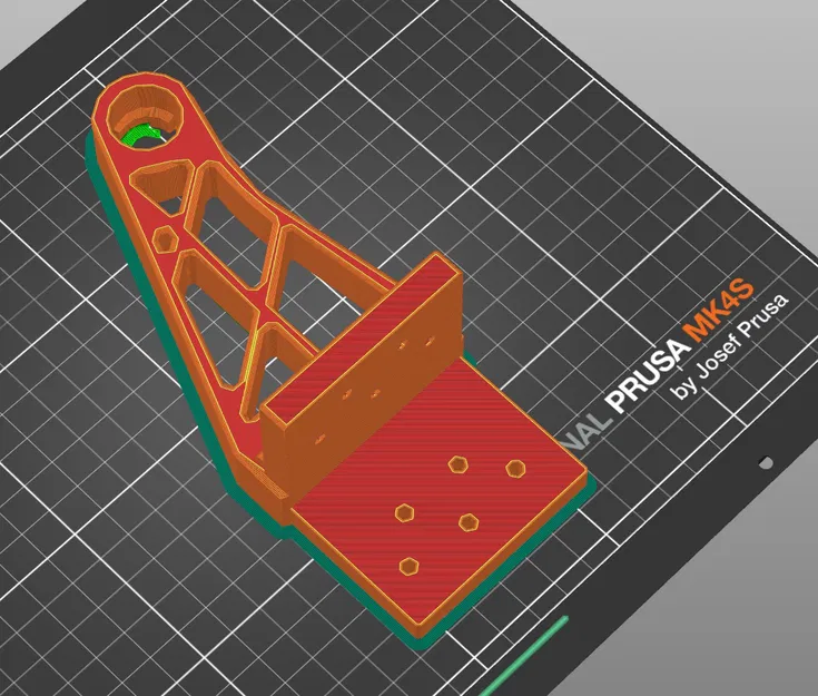 Giá đỡ spool gắn vào chân bàn IKEA LACK - Image 1