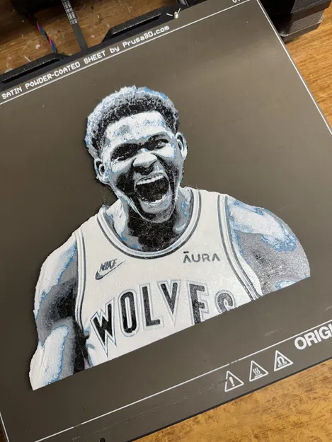 HueForge Anthony Edwards - Image 1