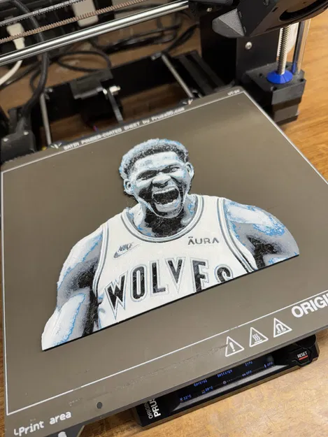 HueForge Anthony Edwards - Image 2