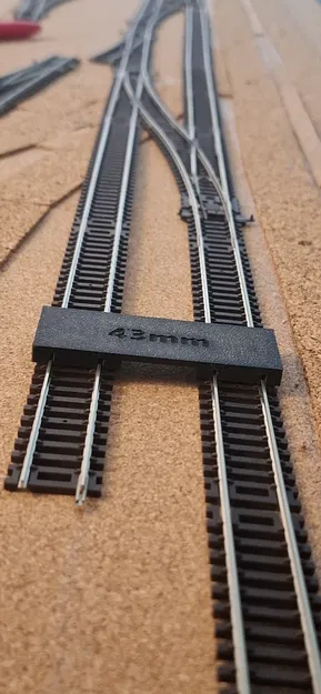 TT120 Track spacer 43mm (Cữ giãn khoảng cách track 43mm) - Image 1