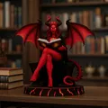 Succubus Hechicera Sentada - Bibliotecaria Infernal (Nữ thủ thư địa ngục) - Thumbnail 1