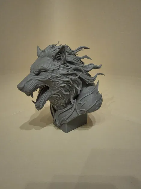 Drauglin – První Vlkodlak Busta | Busta fantasy để 3D print - Image 1