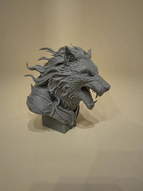 Drauglin – První Vlkodlak Busta | Busta fantasy để 3D print - Image 3