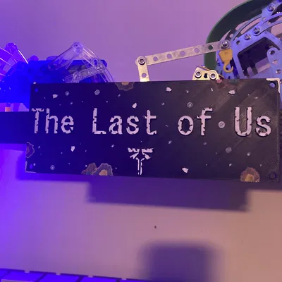 Bảng treo tường The Last of Us (Plaque)