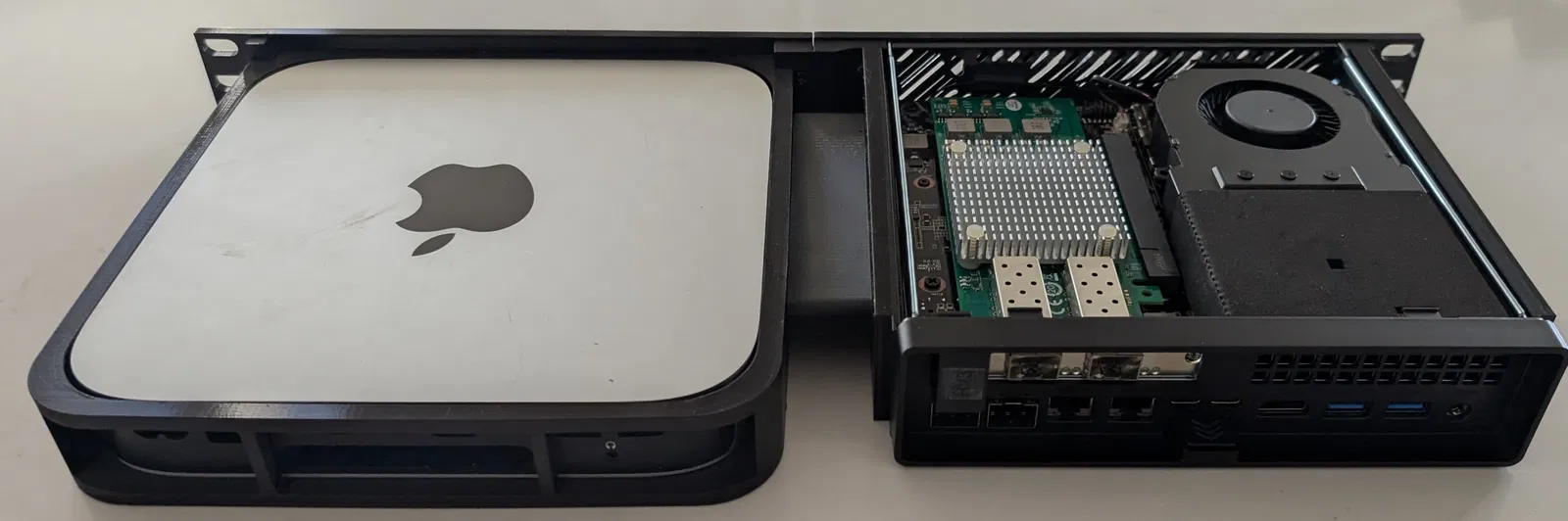 Minisforum MS-A2 & Mac Mini M2: bộ gá rack 1U (remix cứng hơn, mặt trước gọn) - Image 5