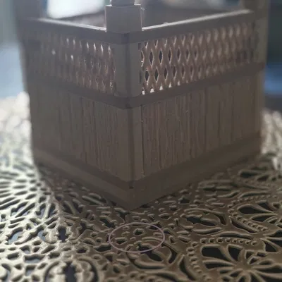 Giá đỡ chậu cây kèm hàng rào riêng tư (Private fence plant holder)