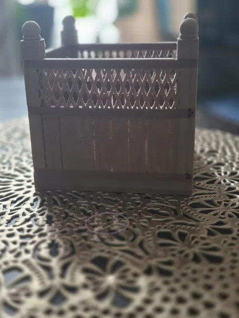 Giá đỡ chậu cây kèm hàng rào riêng tư (Private fence plant holder) - Image 2