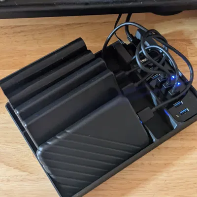 Khay sắp xếp USB Hub và ổ gắn ngoài