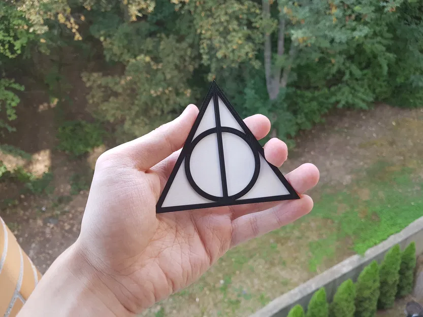 Nam châm biểu tượng Bảo bối Tử thần Harry Potter - Image 2