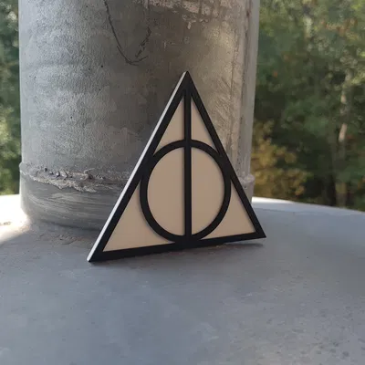 Nam châm biểu tượng Bảo bối Tử thần Harry Potter