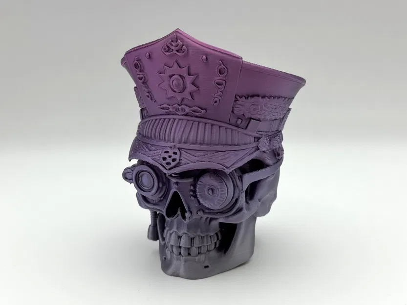 Enforcer of the Afterlife – Tượng Skull Bộ Xương Cybernetic In 3D - Image 3