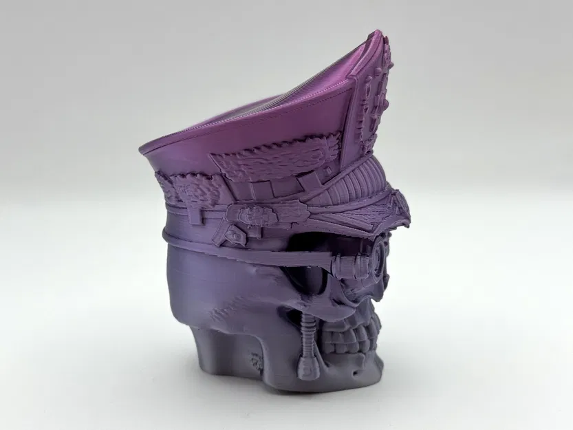 Enforcer of the Afterlife – Tượng Skull Bộ Xương Cybernetic In 3D - Image 4