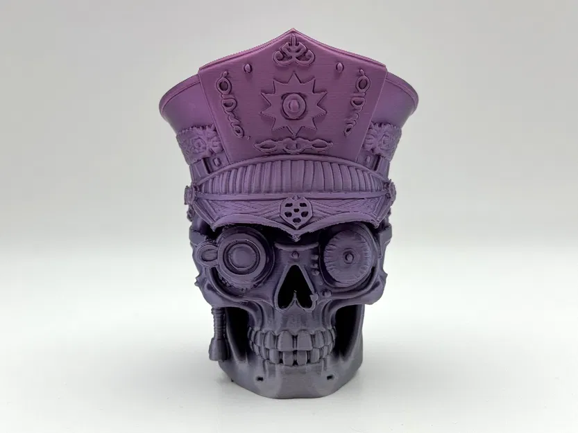 Enforcer of the Afterlife – Tượng Skull Bộ Xương Cybernetic In 3D - Image 5