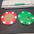 Đế lót ly Poker Chip (Poker Chip Coaster) - Thumbnail 2