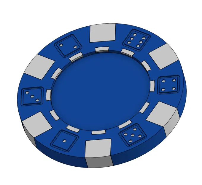 Đế lót ly Poker Chip (Poker Chip Coaster) - Image 3