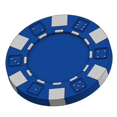Đế lót ly Poker Chip (Poker Chip Coaster)