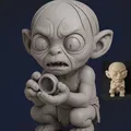 Chibi Gollum Và Precious Của Ổng (LOTR) - Thumbnail 1