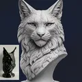 Tượng Bán Thân Linh Miêu (Lynx Bust) - Thumbnail 1