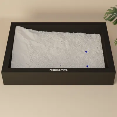 Nishinomiya, Koyoen, Japan - Mô hình thu nhỏ 3D