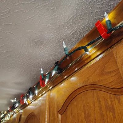 Móc kẹp máng xối/tủ bếp cỡ nhỏ cho đèn Giáng Sinh