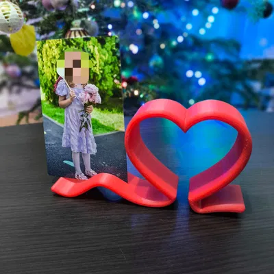 Kẹp Giữ Ảnh Hình Trái Tim (Heart Photo Holder)
