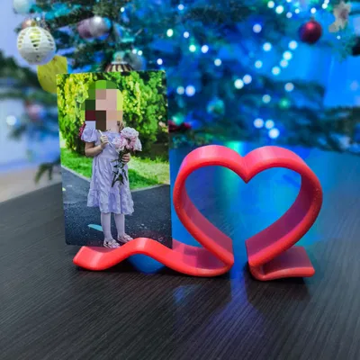 Kẹp Giữ Ảnh Hình Trái Tim (Heart Photo Holder)