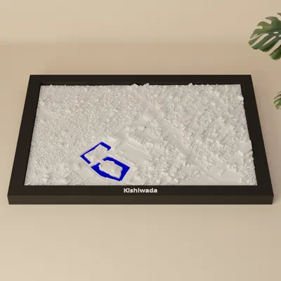 Kishiwada, Nhật Bản - Mô hình thu nhỏ 3D