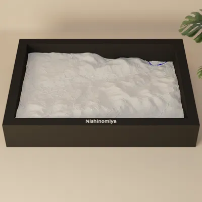 Nishinomiya, Yamaguchi, Japan - Mô hình 3D Miniature