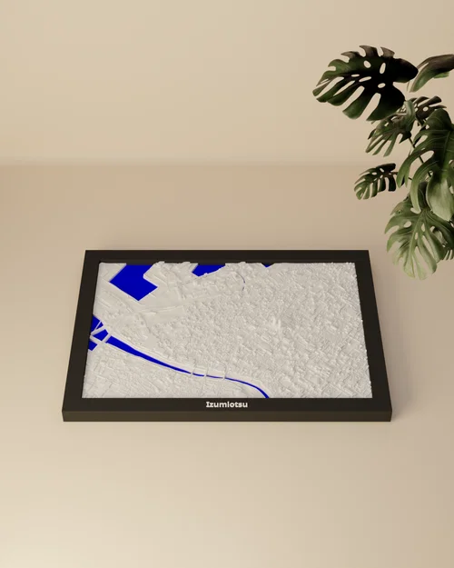 Izumiotsu, Nhật Bản - Mô hình thu nhỏ 3D - Image 1